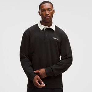 lulu embroidered rugby long sleeve shirt